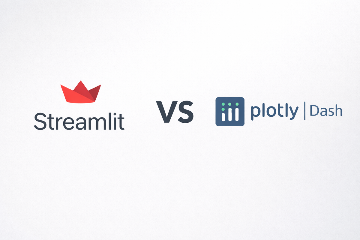 Streamlit vs Dash for Data Applications: Architecture, Tradeoffs, and When to Use Each